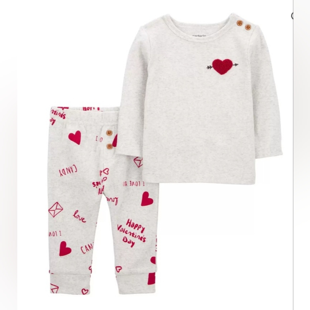 Carters Baby 2-Piece Valentine's Day Outfit Set